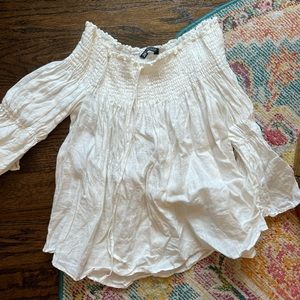 Off the shoulder zara top